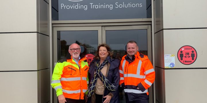 Local MSP Visits Sibbald Training